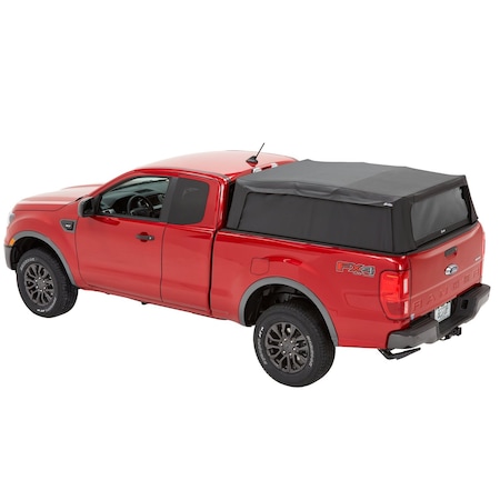 Bestop Supertop Truck Bed Cap 2 For Ford 2015-2024 F-150 Black Diamond PVC Coated Sailcloth No Drill 77309-35